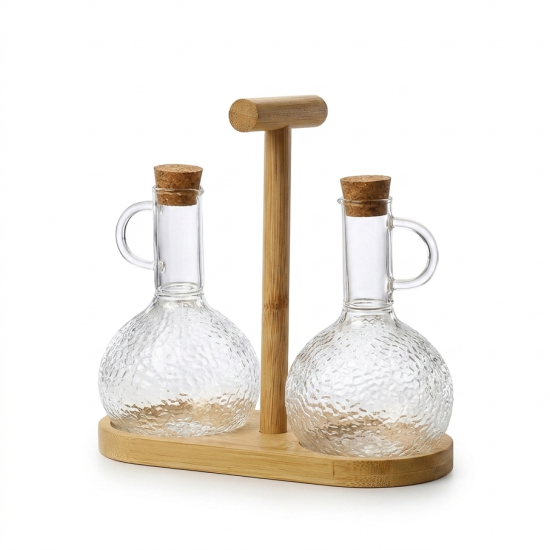Glass Oil Dispenser 350 ml - 2 Pcs